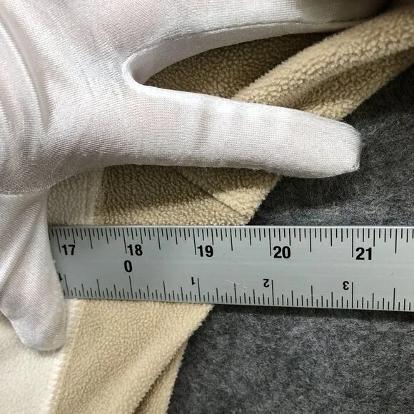 Columbia Lightweight 1/4 Zip Fleece Pullover Womens M Beige Tan Sweater - Picture 8 of 9